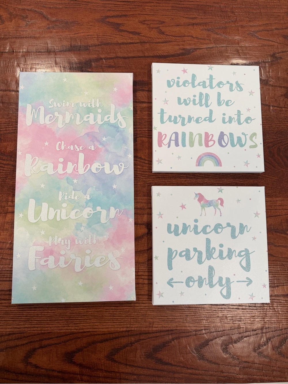 3 Piece Colorful Wall Canvas Decor Pictures